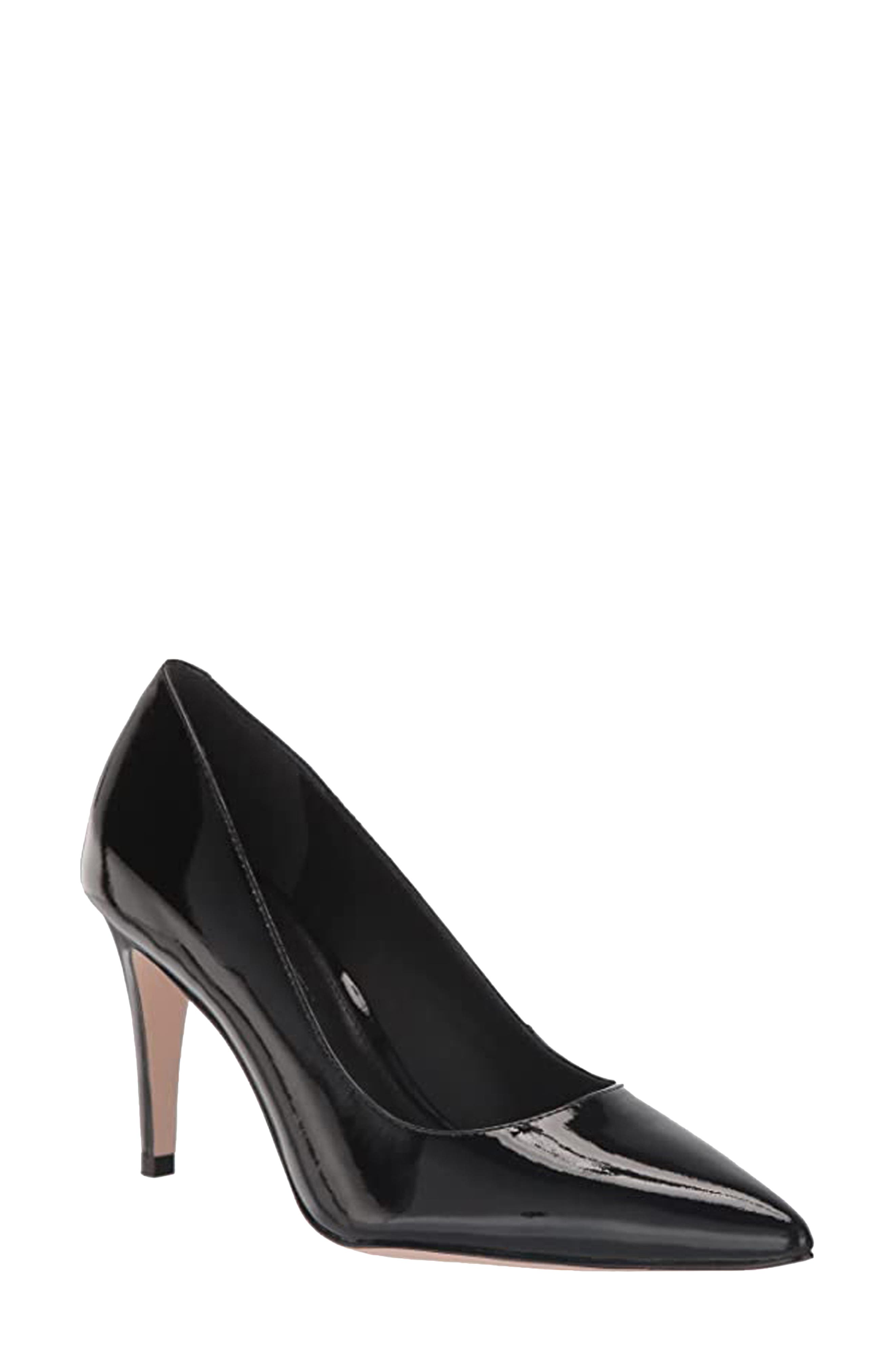 The Pointed Toe Pump, Main, color, BLACK