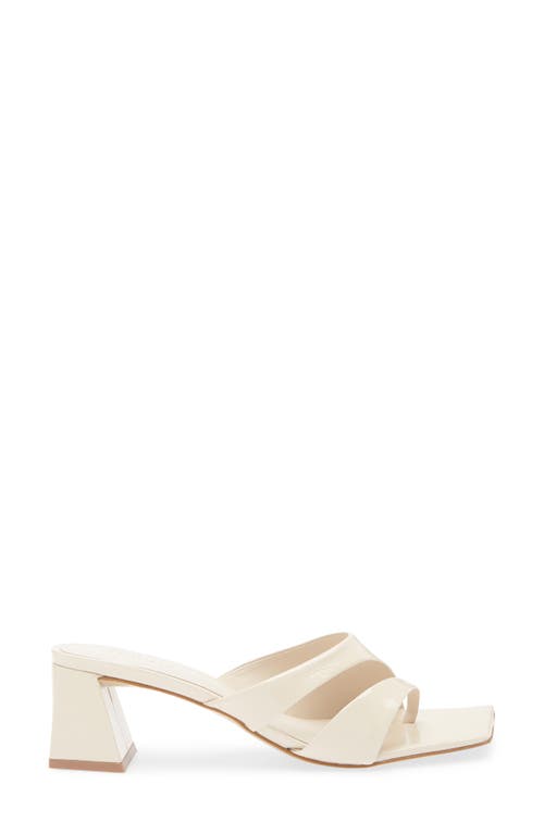 Schutz Madeline Mid Slide Sandal In White