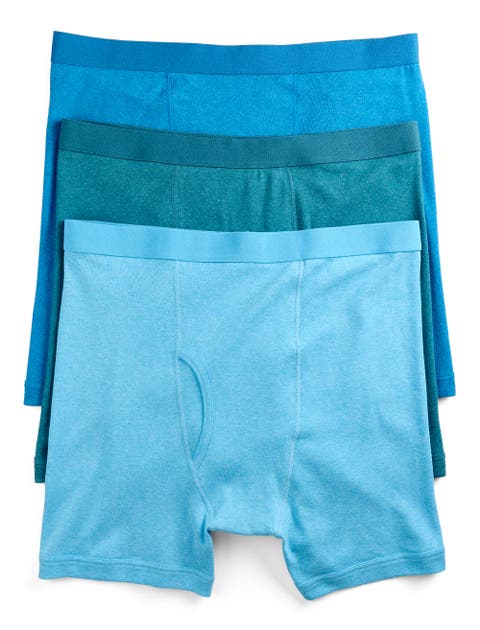 Big & Tall 3 pk Heathered 4 Inch Boxer Briefs