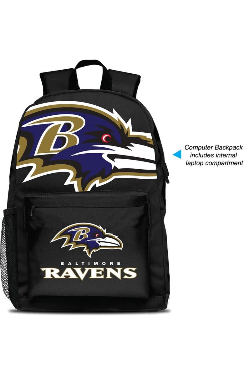 MOJO Baltimore Ravens MOJO Large Logo Fan Backpack, Main, color,
