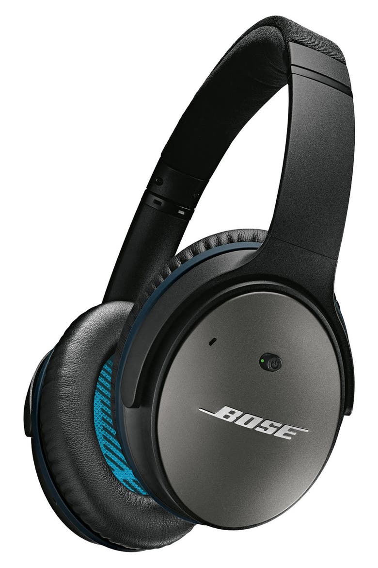 QuietComfort® 25 Acoustic Noise Cancelling® iOS Headphones, Main, color, BLACK