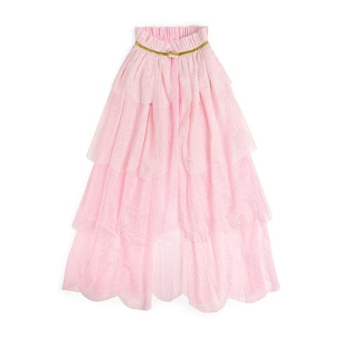 Pink Princess Tiered Cape (Toddler, Little Kid & Big Kid)