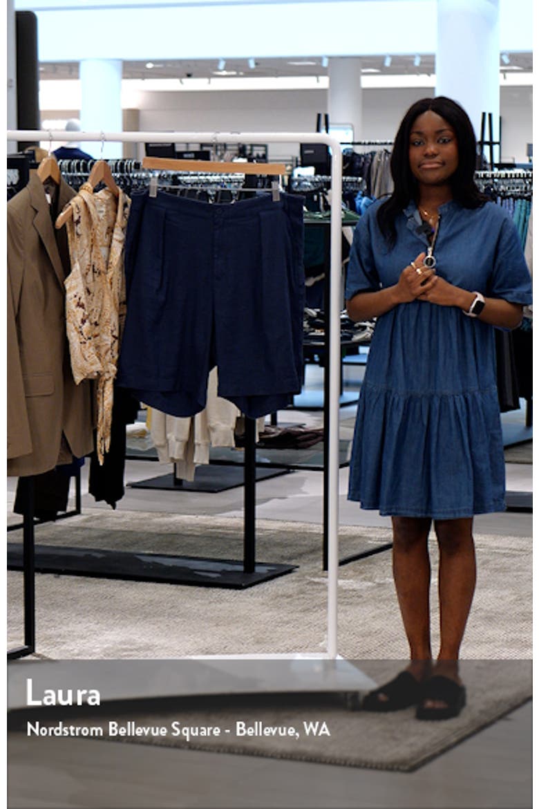 Relaxed Linen Blend Shorts video