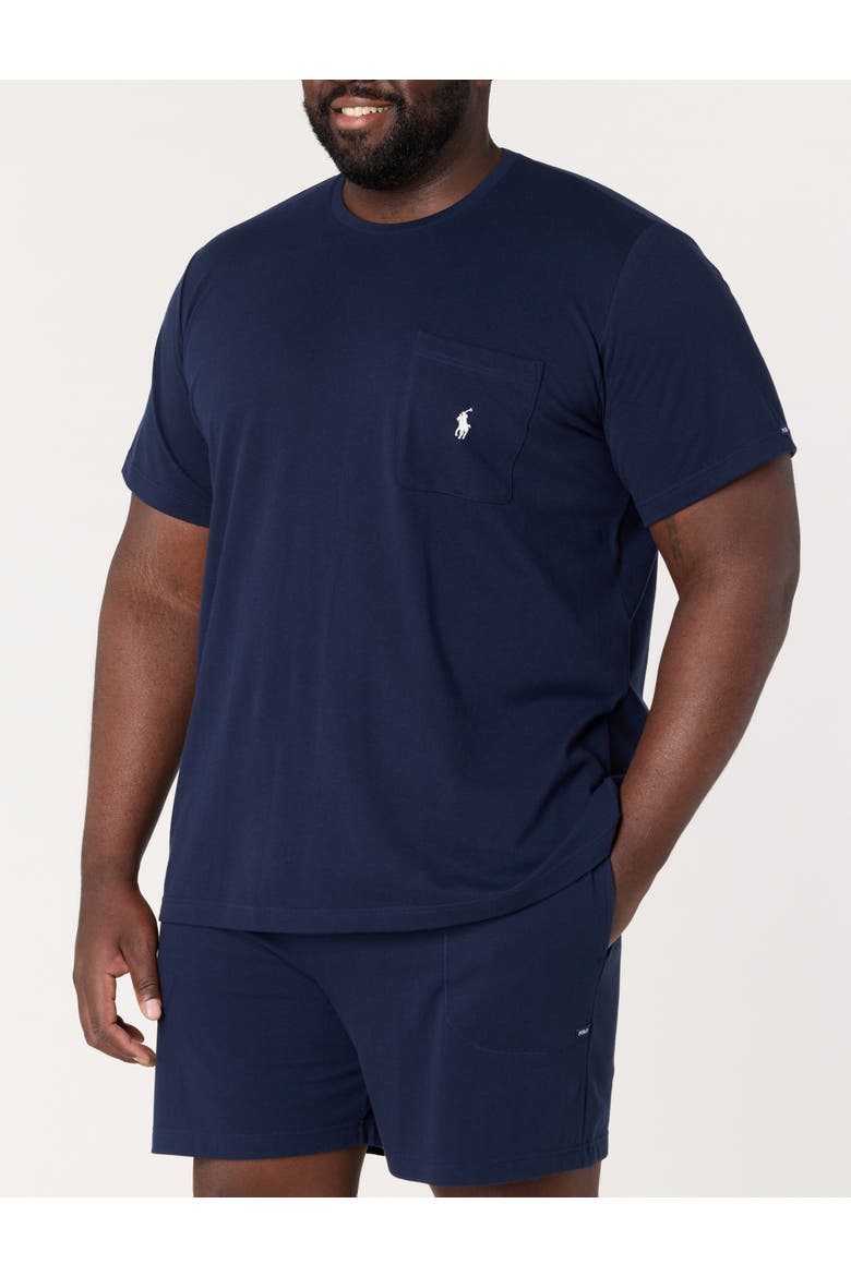 Big & Tall Featherweight Pocket Tee, Main, color, CRUISE NAVY