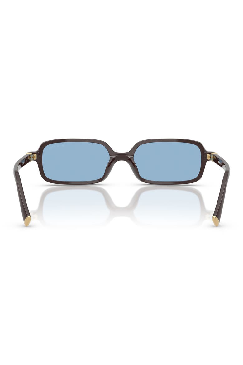 51mm Rectangular Sunglasses, Alternate, color, LIGHT BLUE