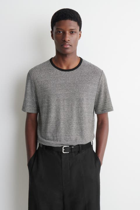 Linen-jersey T-shirt
