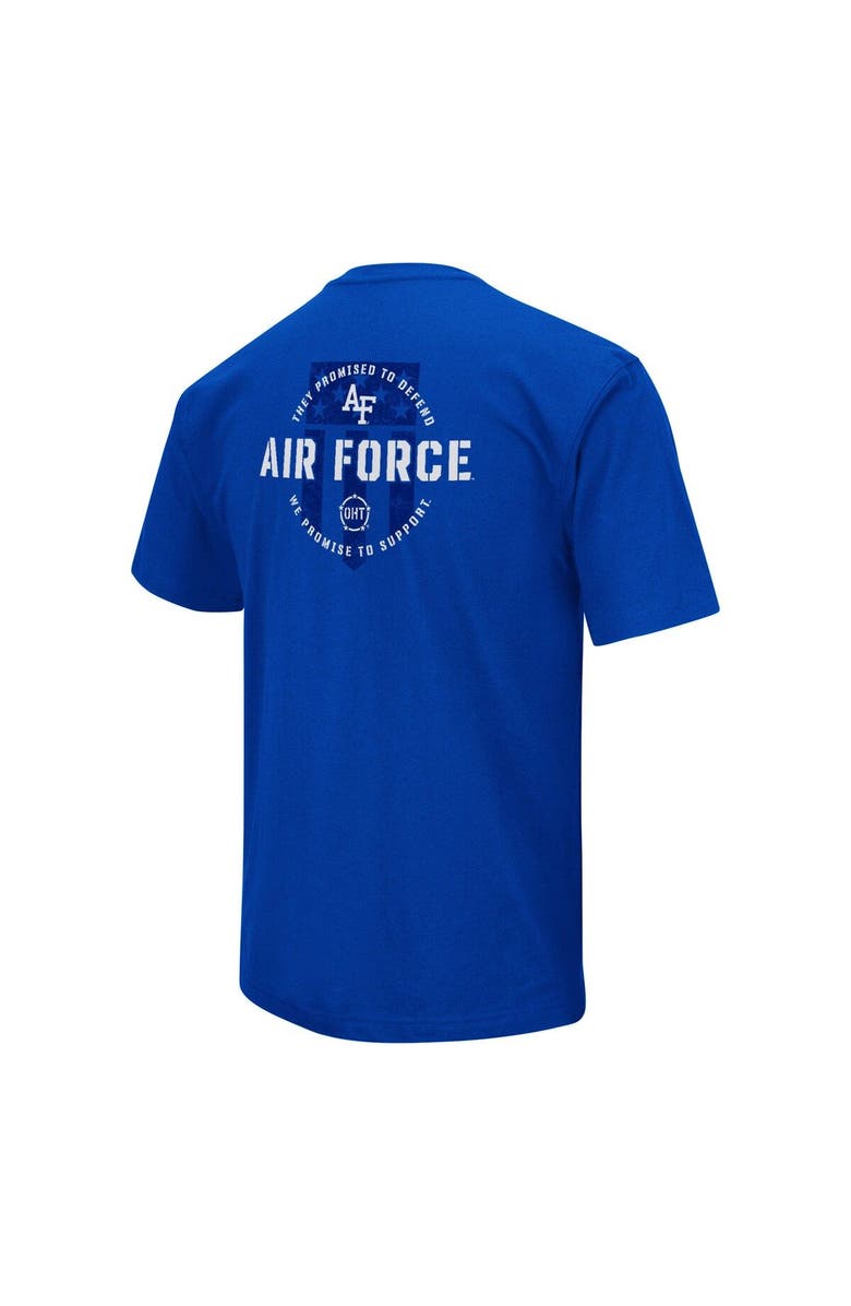 COLOSSEUM Men's Colosseum Royal Air Force Falcons OHT Military Appreciation T-Shirt, Alternate, color, 
