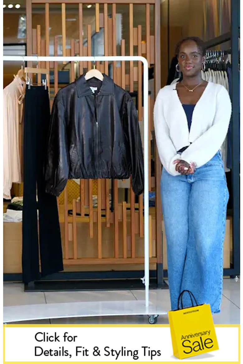 Bubble Hem Leather Jacket video