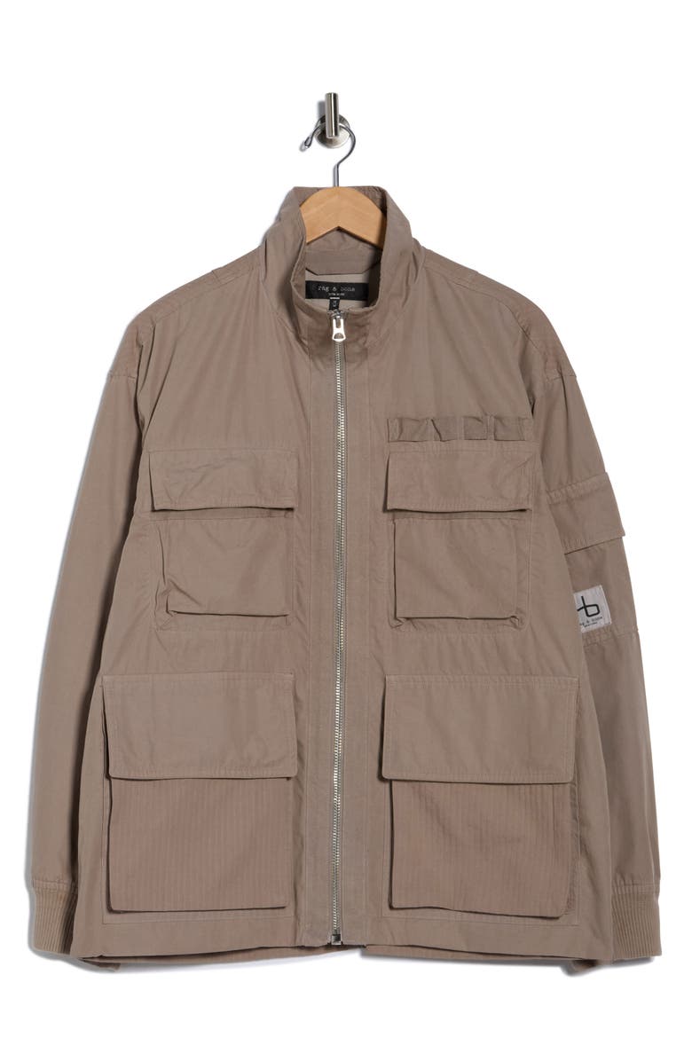rag & bone Ashland Utility Jacket, Main, color, Elephntgry