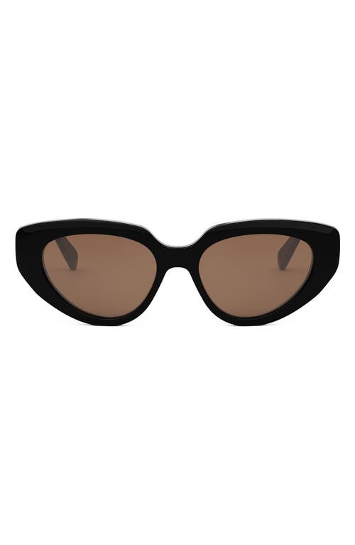 Celine Bold 3 Dots 53mm Cat Eye Sunglasses In Multi