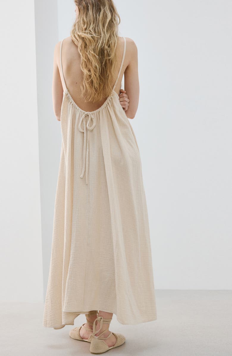 MANGO Sleeveless Cotton Nightgown, Alternate, color, 