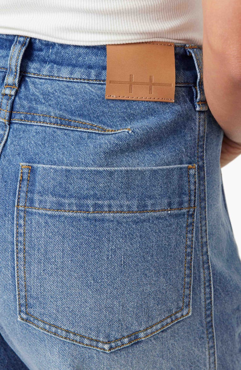 Habitual Harper High Waist Crop Barrel Leg Jeans, Alternate, color, Cove