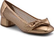 Charles David Zola Rhinestone Mesh Block Heel Pump