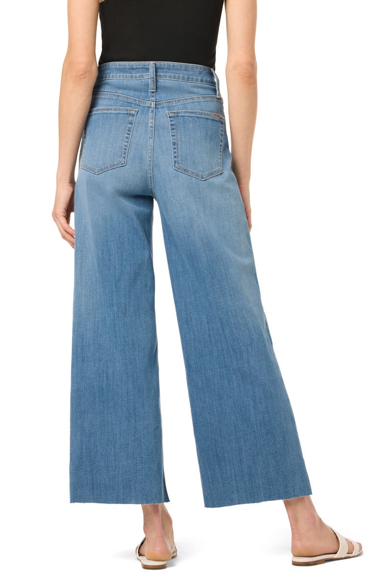 Joe's Wide Leg Ankle Crop Raw Hem Jeans, Alternate, color, Peru