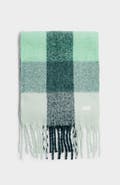 Katie Loxton Recycled Checked Tassel Scarf