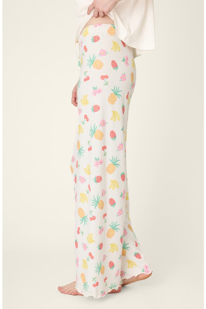 Viva La Vida Jersey Pajama Pants, Alternate, color, IVORY