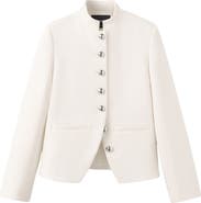 MANGO Mandarin Collar Jacket