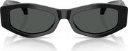 Versace 54mm Irregular Sunglasses