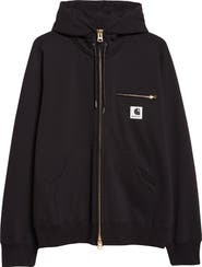 Sacai Carhartt WIP Cotton Jersey Full Zip Hoodie