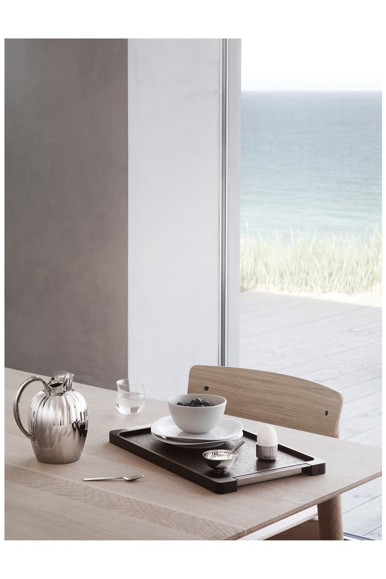 Bernadotte Salt Cellar with Spoon, Alternate, color, NO COLOR
