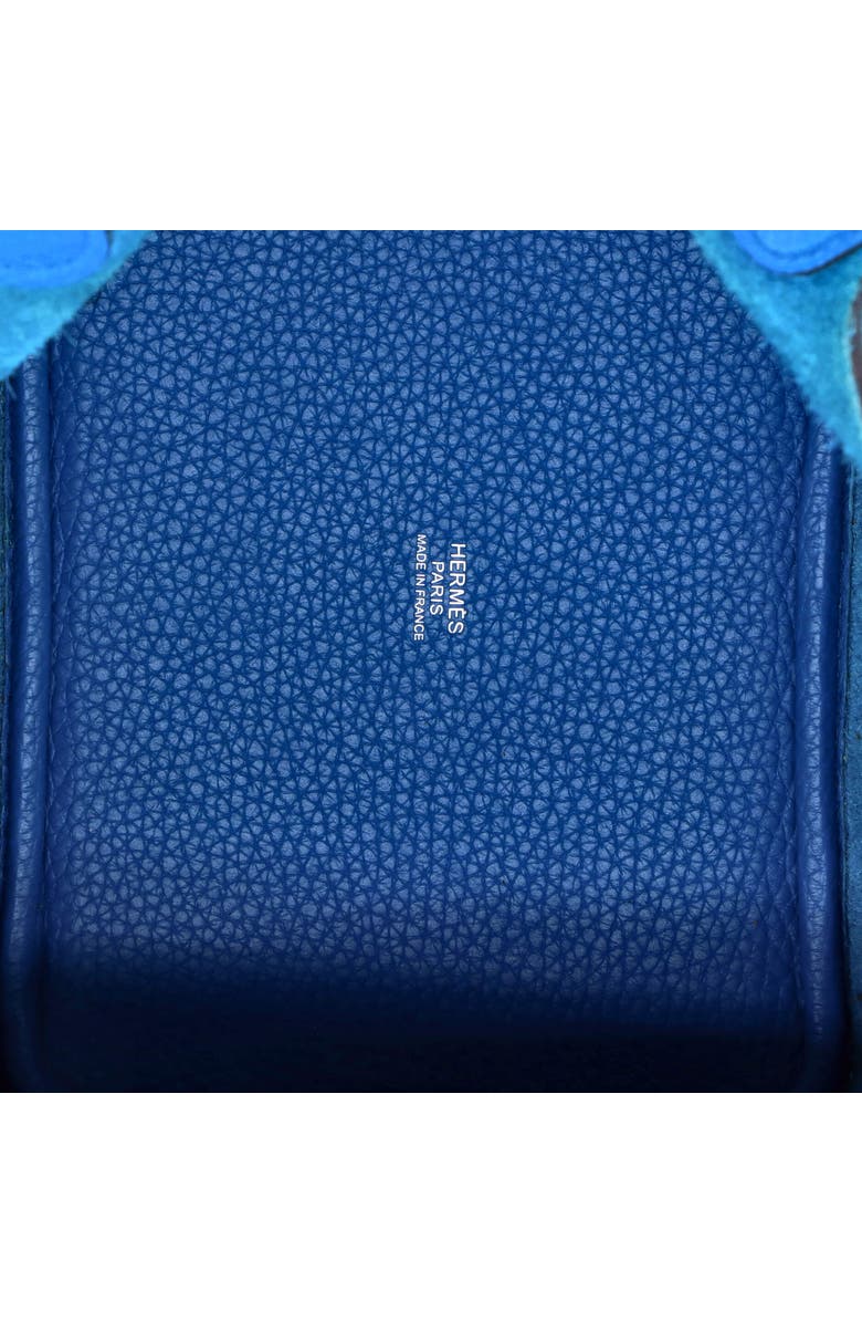 Pre-Owned Hermes Picotin Lock Bag Clemence PM, Alternate, color, Bleu Zanzibar