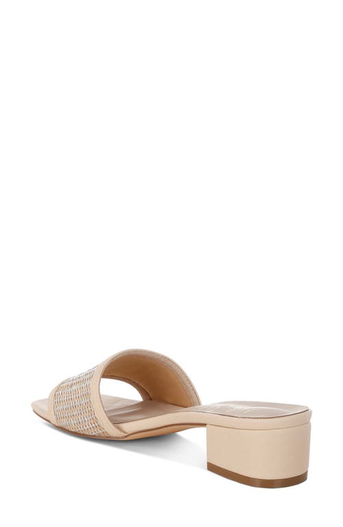 London Rag Gisella Raffia Slide Sandal In Neutral