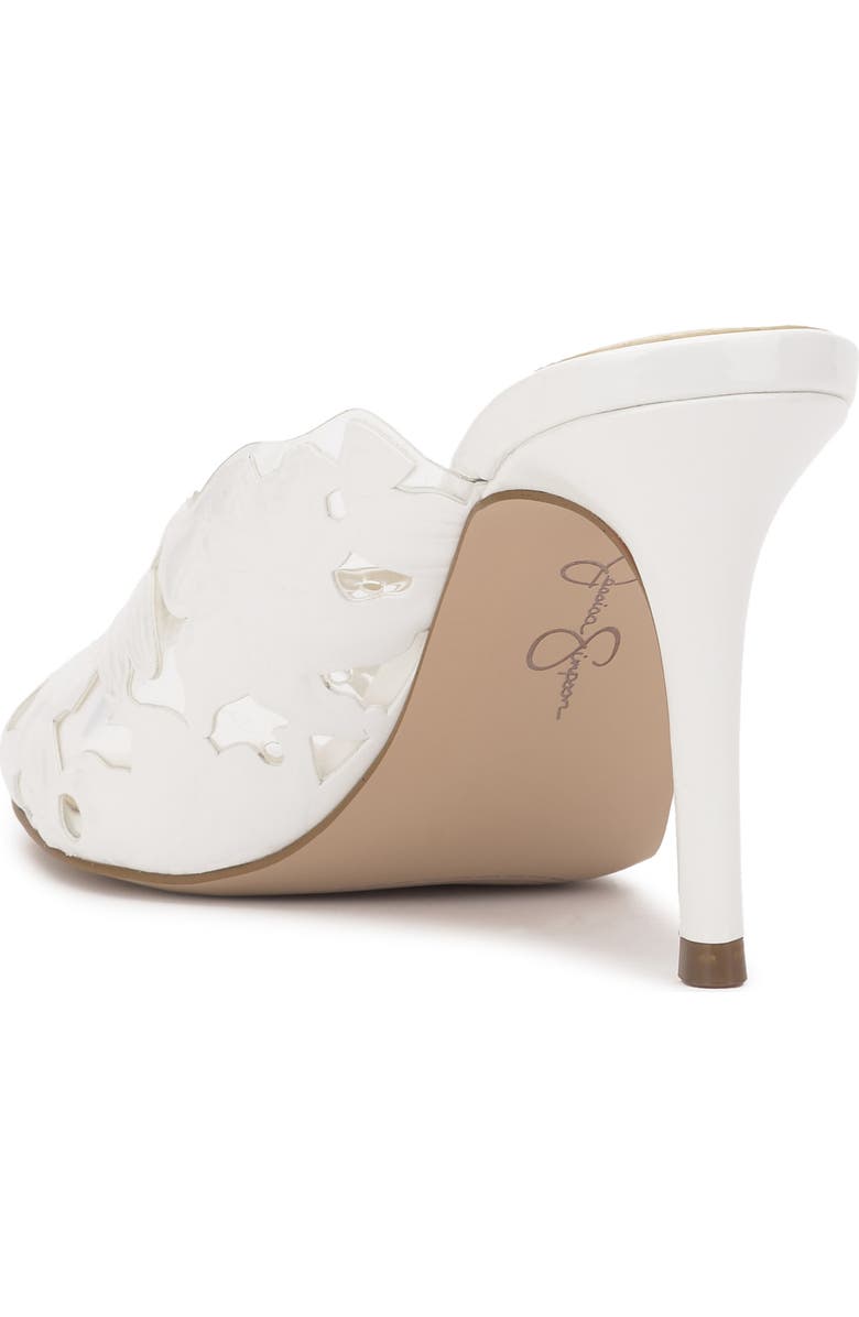 Jessica Simpson Justera Slide Sandal, Alternate, color, White Patent