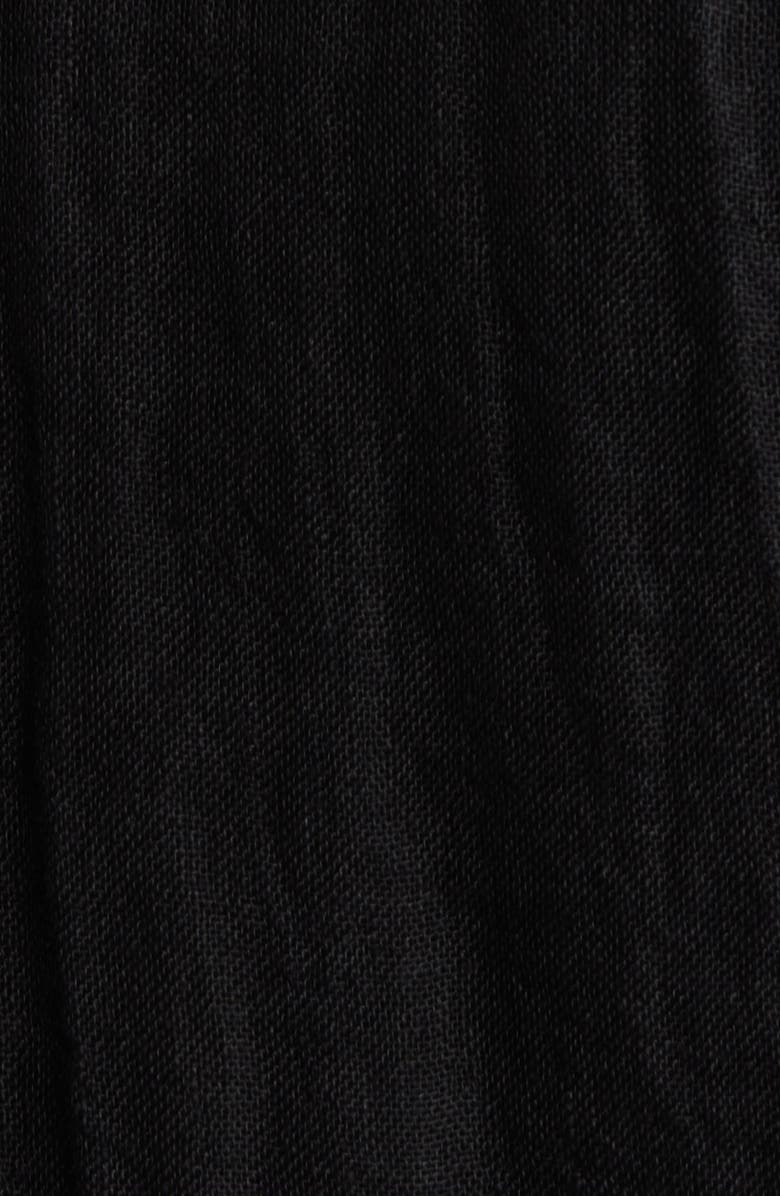 Eileen Fisher Bateau Neck Organic Linen Crop Poncho, Alternate, color, 