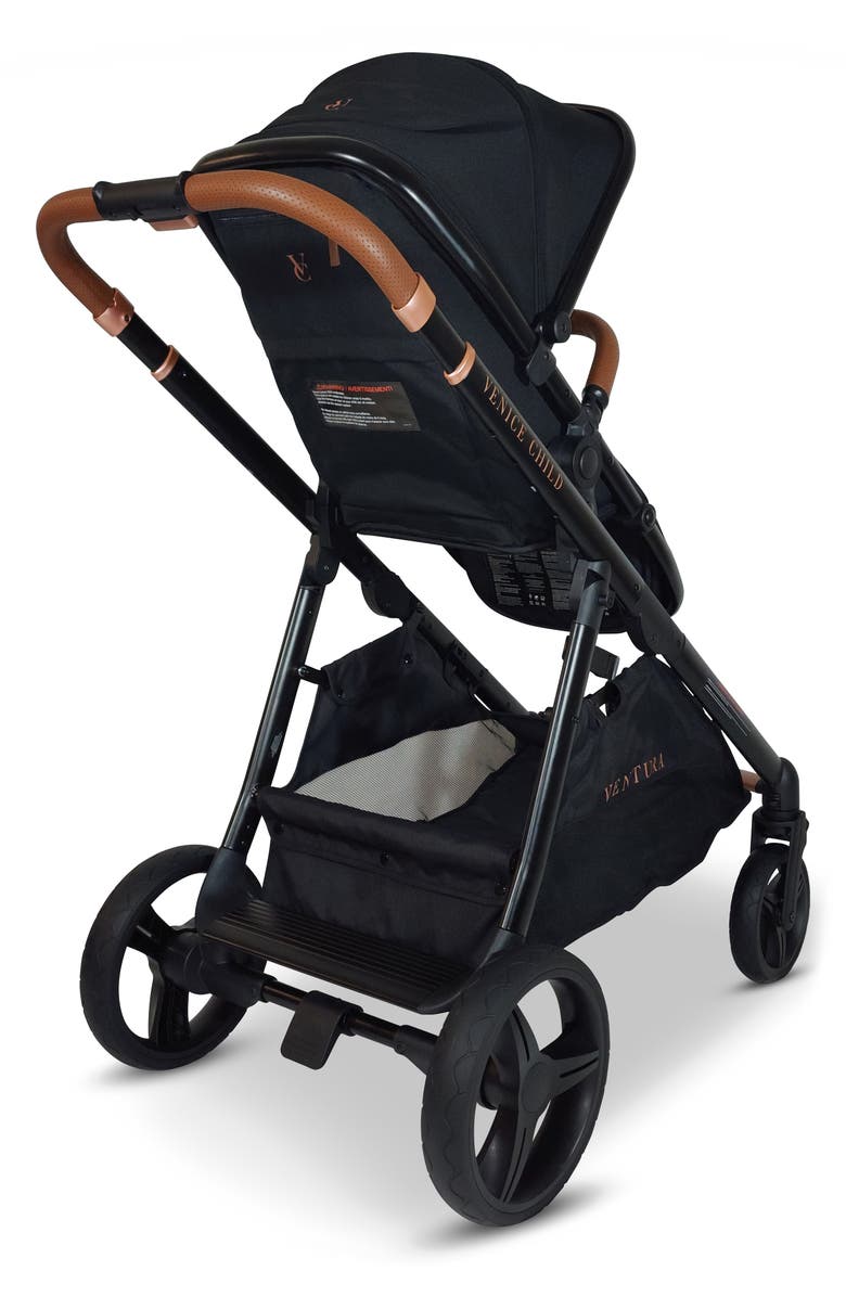 Venice Child Ventura Full Sized Stroller, Alternate, color, Midnight Black