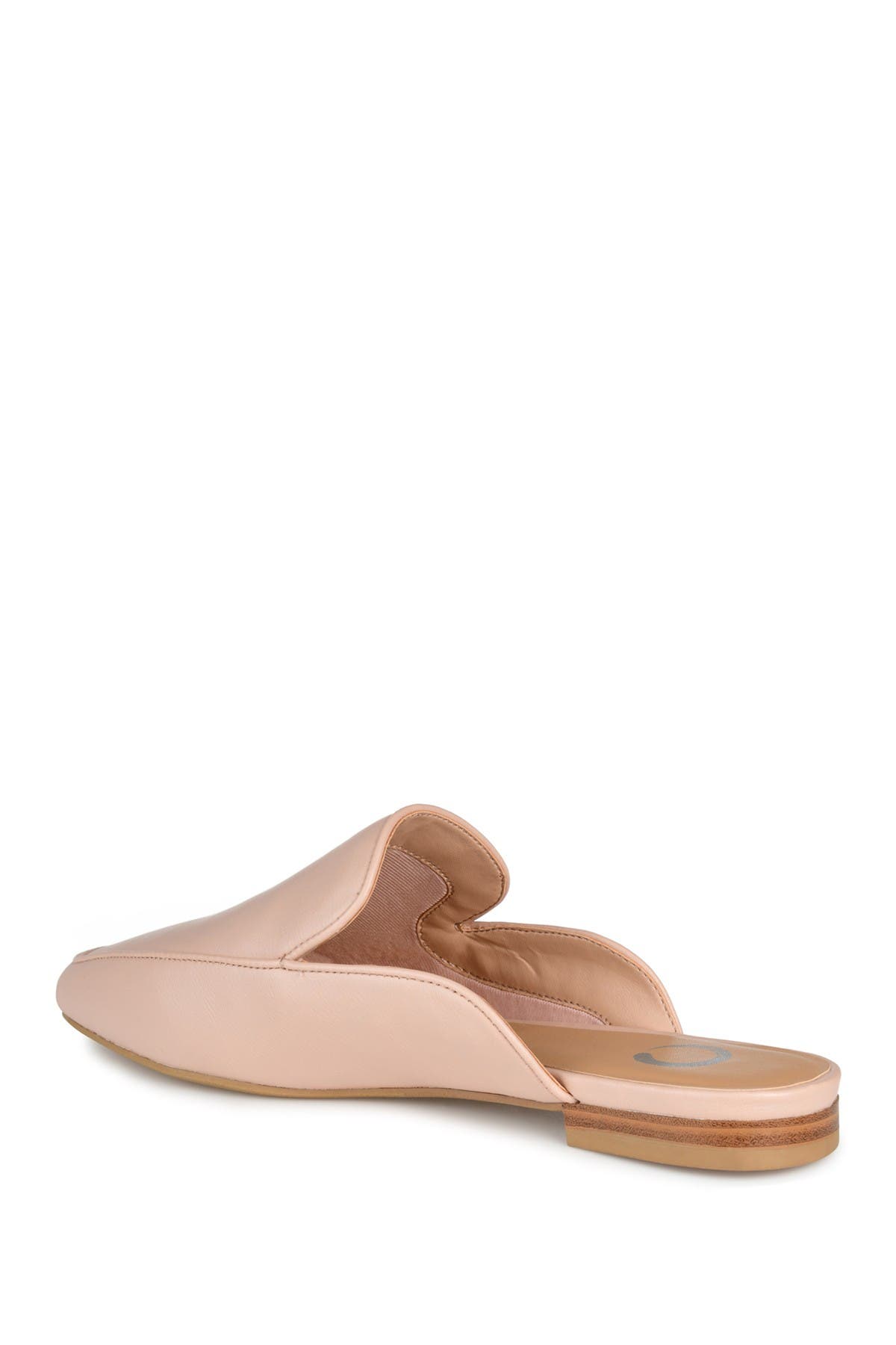 JOURNEE Akza Flat Mule, Alternate, color, BLUSH