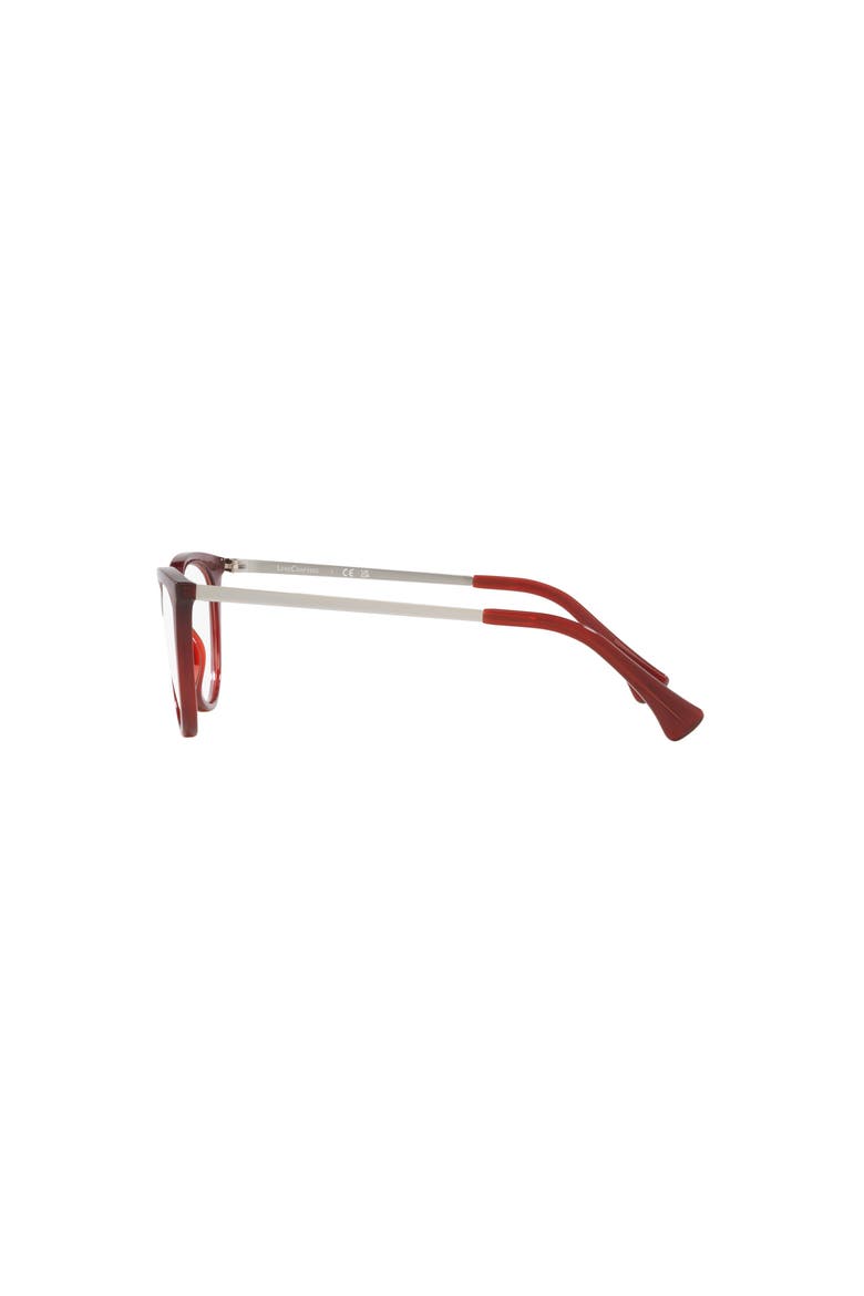 53mm Cat Eye optical glasses, Alternate, color, Red