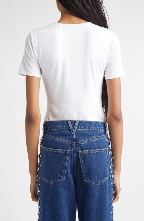 Veronica Beard Benedict T-shirt In White