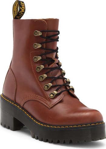 Dr. Martens Leona Combat Boot (Women) | Nordstromrack