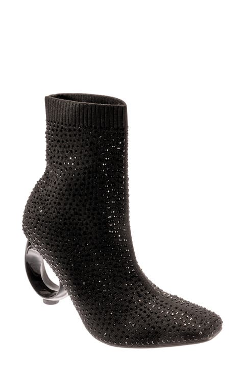 Barb Round Heel Bootie (Women)