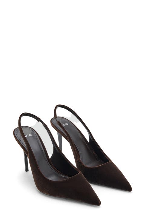 Mica Pointed Toe Slingback Pump (Women)