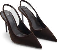 MANGO Mica Pointed Toe Slingback Pump