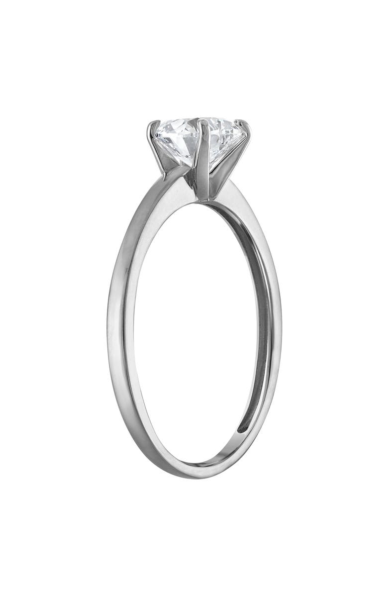 FZN 14K Gold Lab Grown Diamond Ring, Alternate, color, Silver