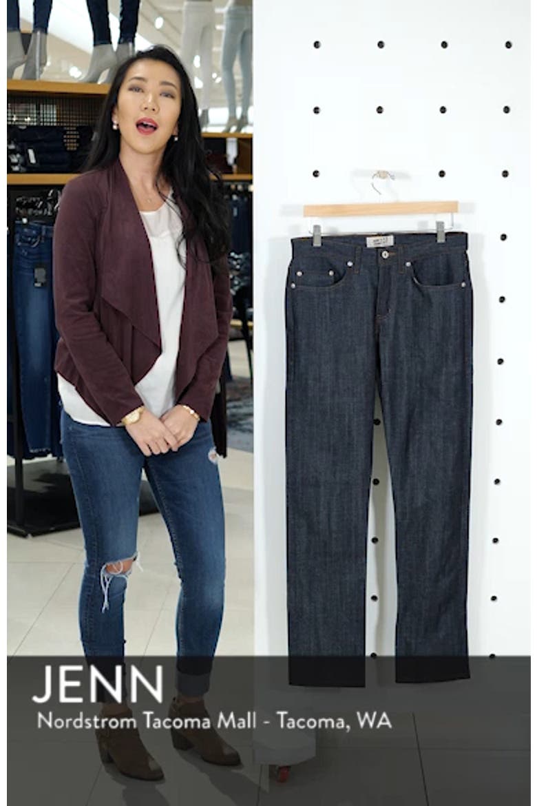 Weird Guy Slim Fit Raw Jeans video