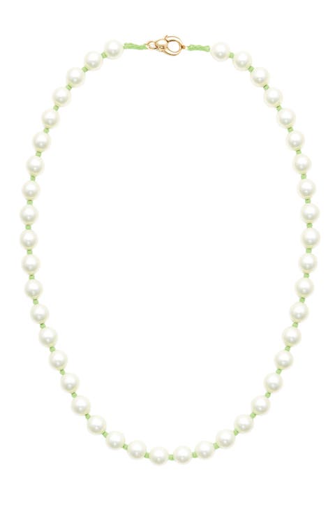 Hand Knotted Pearl Necklace