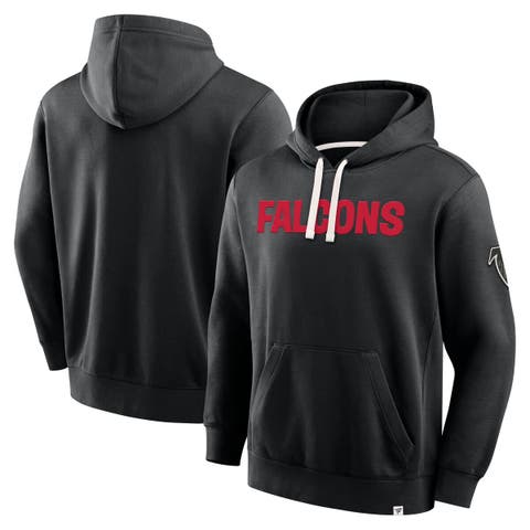 Men's Fanatics Black Atlanta Falcons New Horizons Heritage Pullover Hoodie