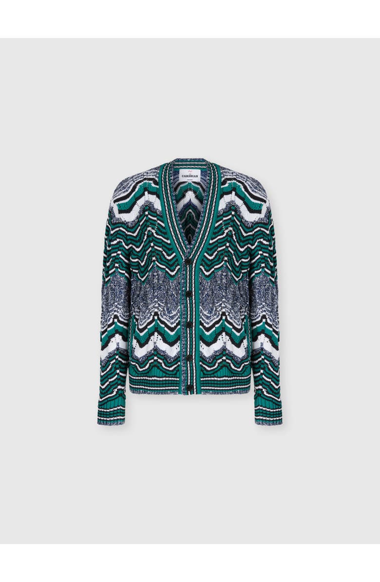 Missoni Striped Cotton-blend Cardigan, Main, color, Multicoloured