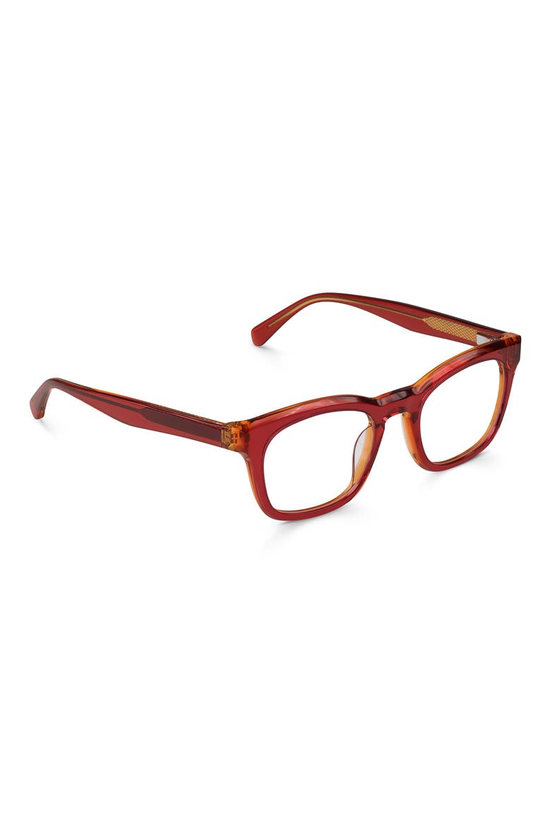 Humble Narrator 50mm Reading Glasses, Alternate, color, RED / ORANGE CRYSTAL