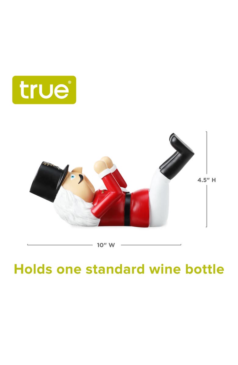 true Nutcracker Wine Bottle Holder, Alternate, color, Red