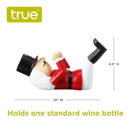 True Nutcracker Wine Bottle Holder In Red