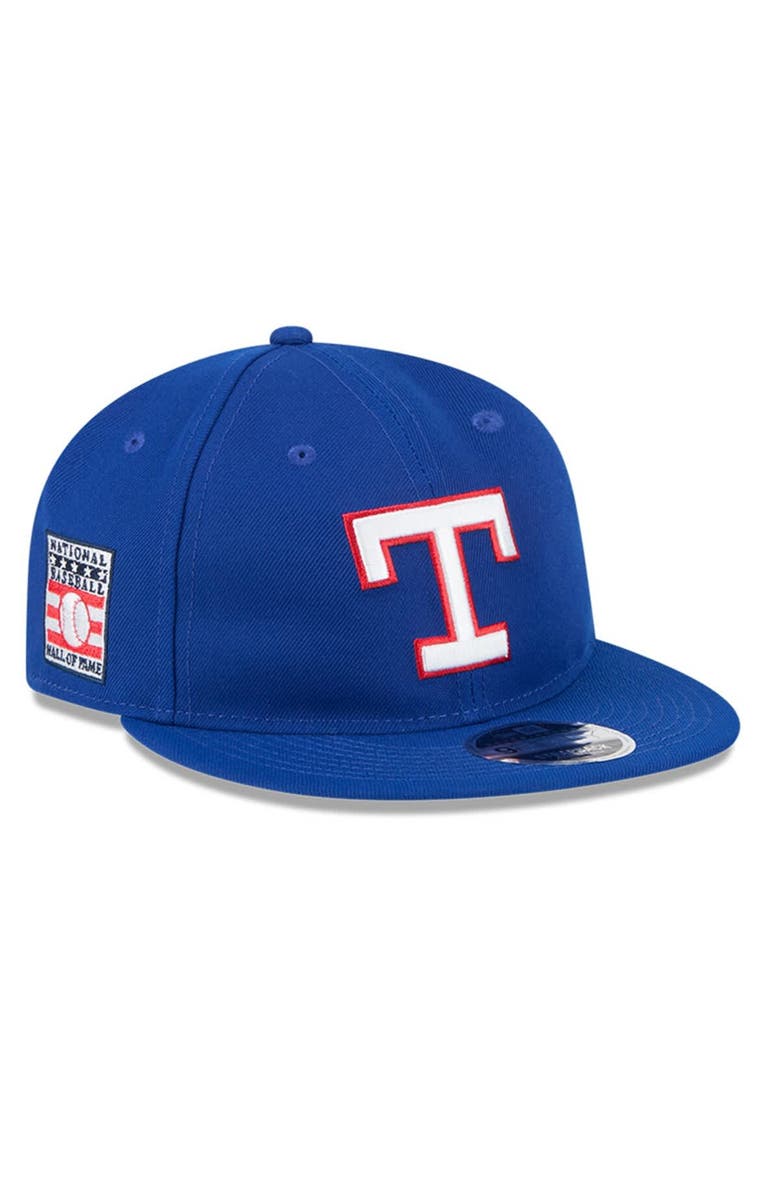New Era Men's New Era Royal Texas Rangers Baseball Hall of Fame Retro Crown 9FIFTY Adjustable Hat, Main, color, Royal