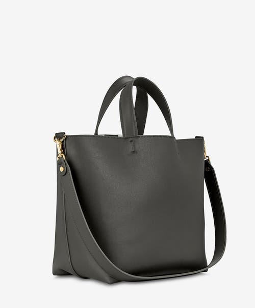 Gigi New York Austin Leather Tote Bag In Graphite