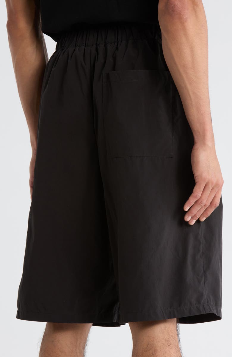 Off-White Off Quote Out of Water Shorts, Alternate, color, Black And White