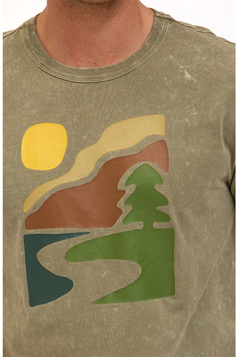 Nature Hike Graphic T-Shirt, Alternate, color, KELP