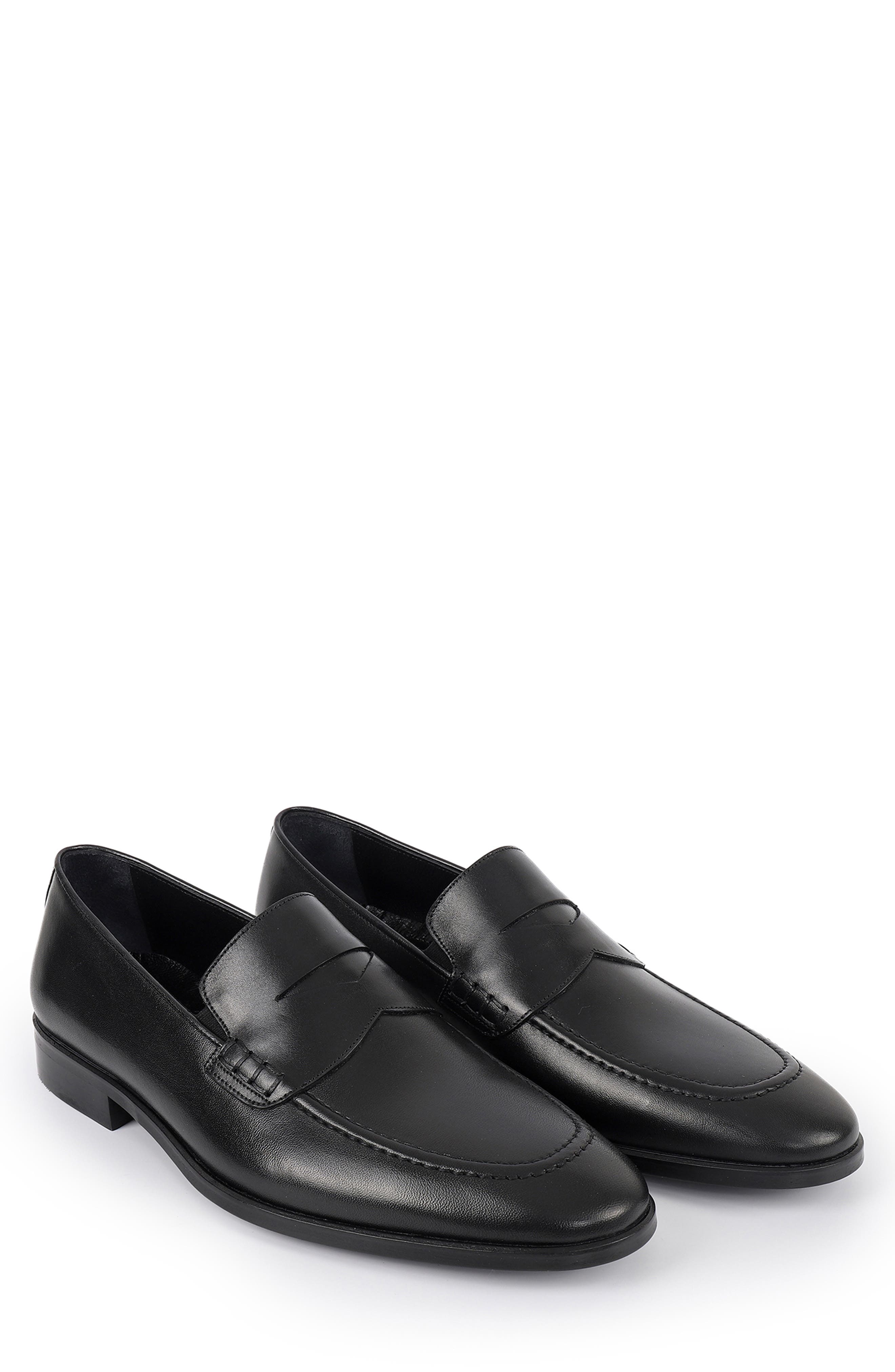 VELLAPAIS Fulton Penny Loafer, Alternate, color, Black