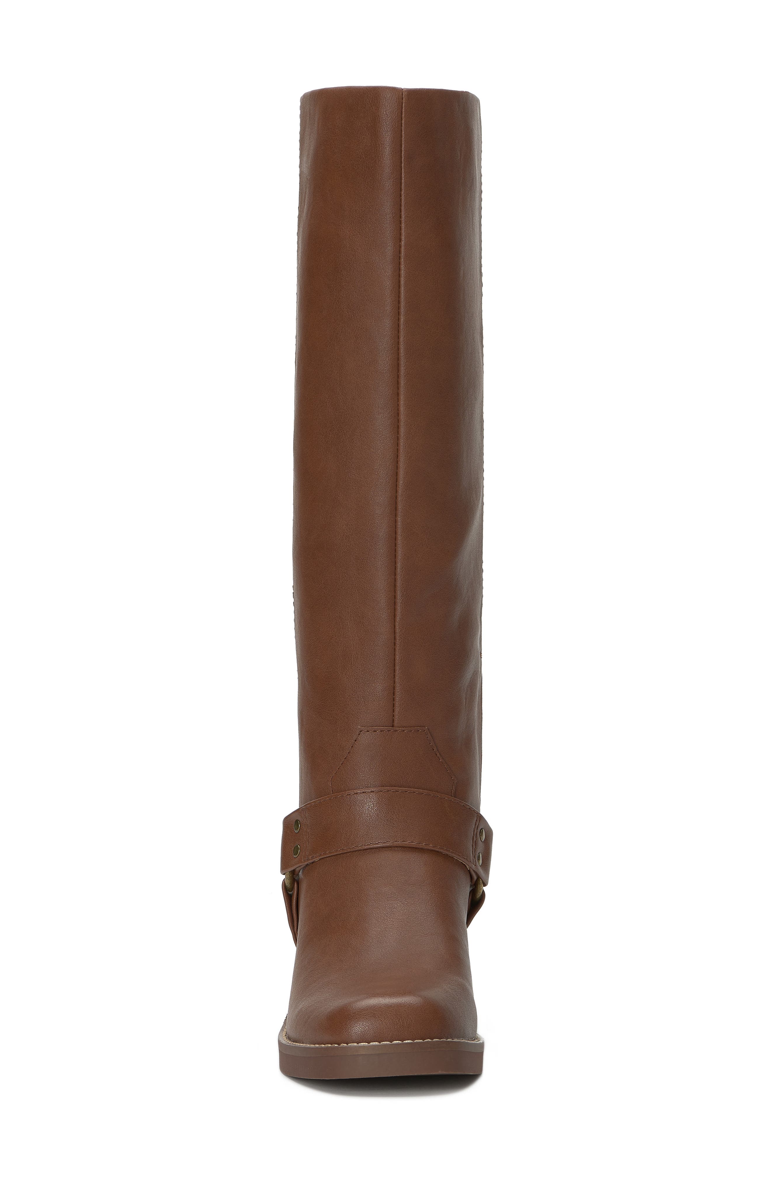 Lucky Brand Kujon Knee High Western Boot, Alternate, color, Brown